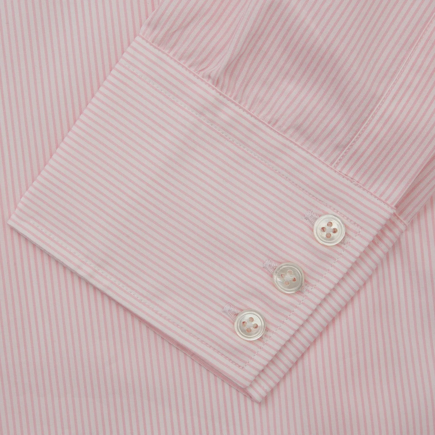 Pink Fine Stripe Regular Fit Shirt with T&A Collar sold by Turnbull & Asser product image thumbnail 4