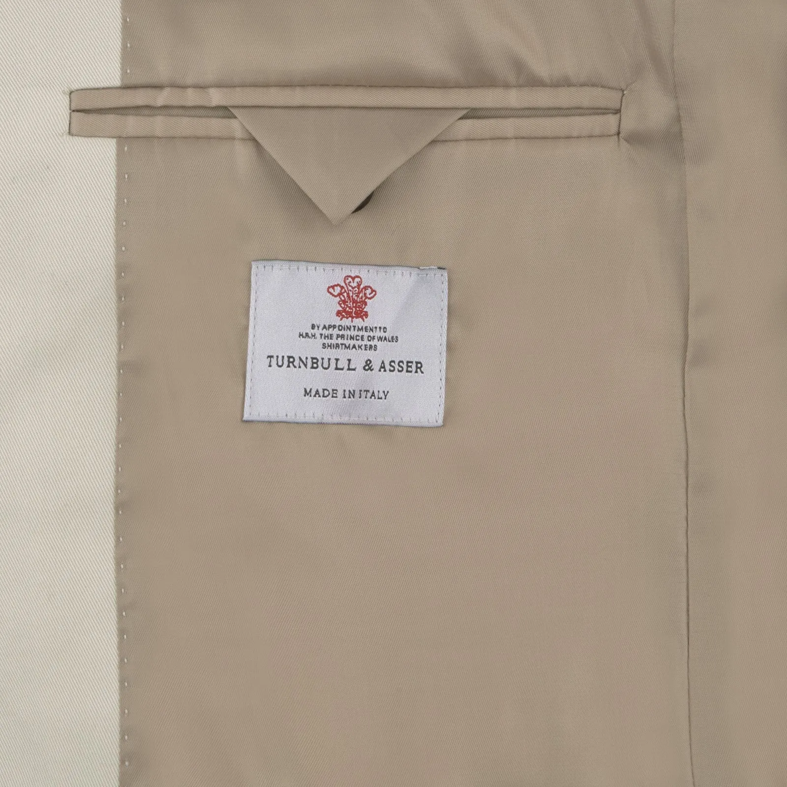 Stone Cotton Twill Jacket sold by Turnbull & Asser product image thumbnail 2