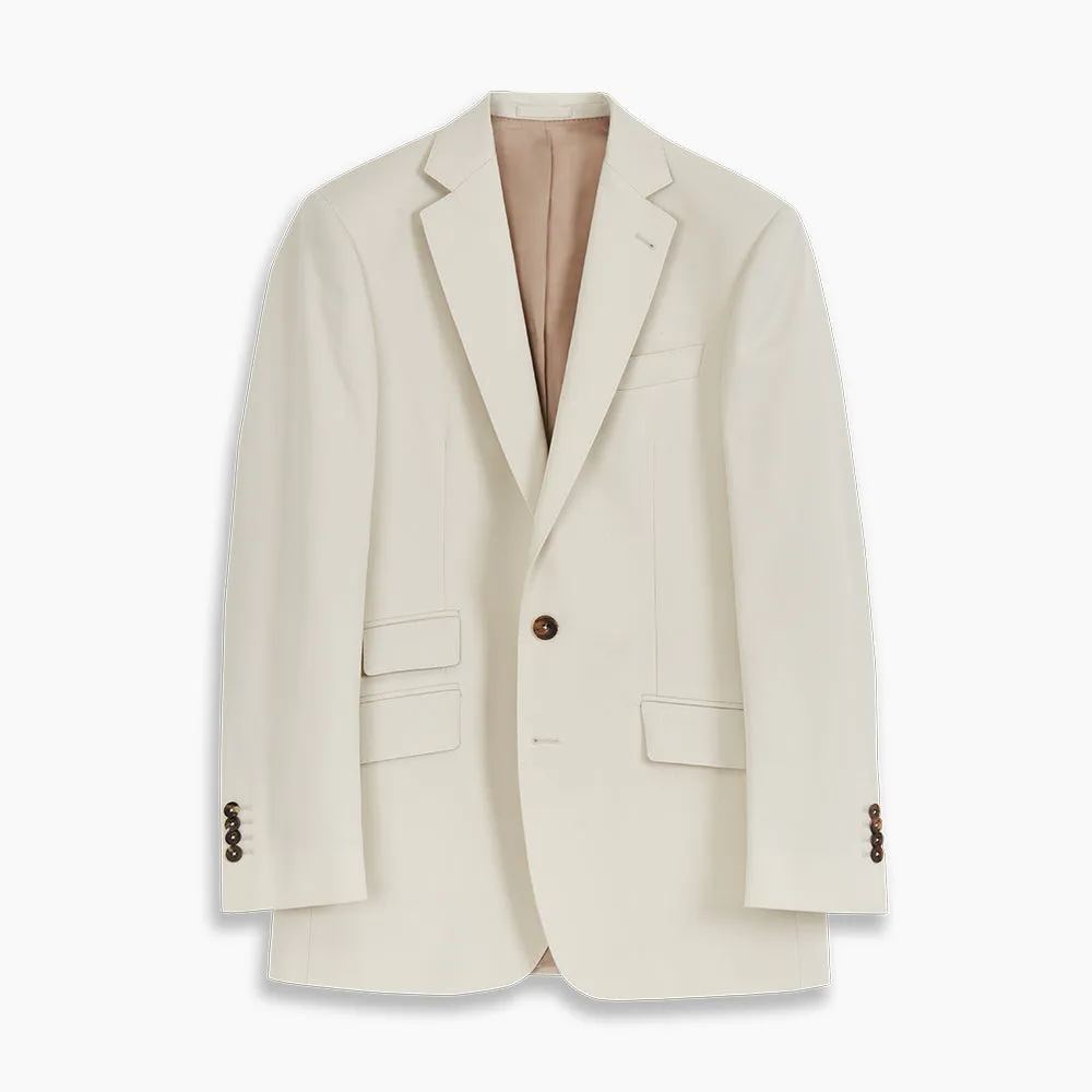Stone Cotton Twill Jacket sold by Turnbull & Asser product image thumbnail 3