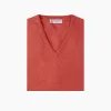 Crimson Fine Cashmere Slipover sold by Turnbull & Asser