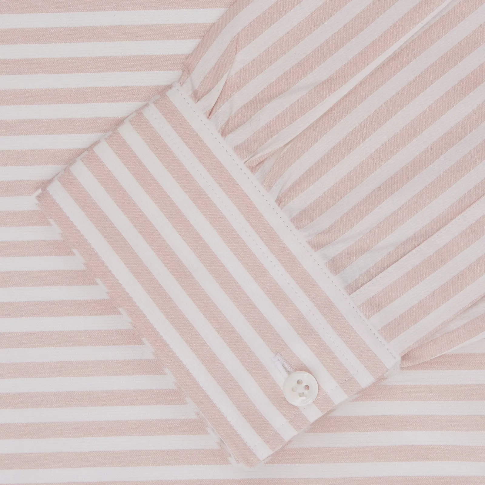 Weekend Fit Pink Stripe Cotton Shirt with Dorset Collar and 1-Button Cuffs sold by Turnbull & Asser product image thumbnail 2