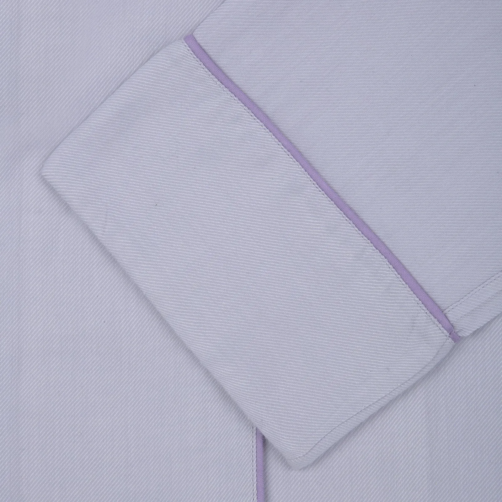 Ladies' Lilac Cotton-Cashmere Pyjama Set sold by Turnbull & Asser product image thumbnail 2