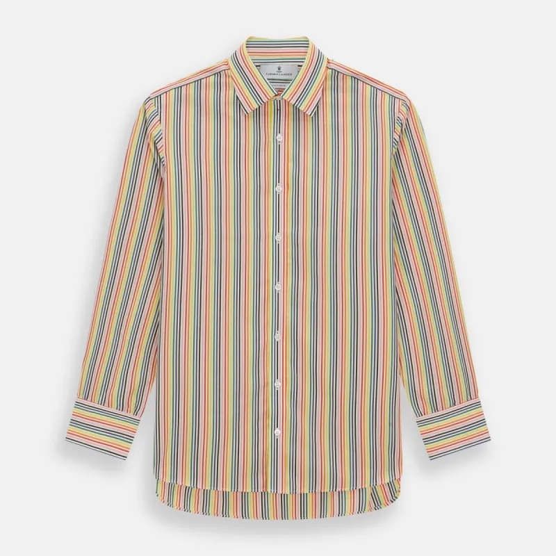 MULTICOLOURED FELICIANO MAYFAIR SHIRT sold by Turnbull & Asser