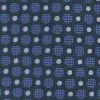 Forest Green and Blue Circle and Spot Silk Tie sold by Turnbull & Asser