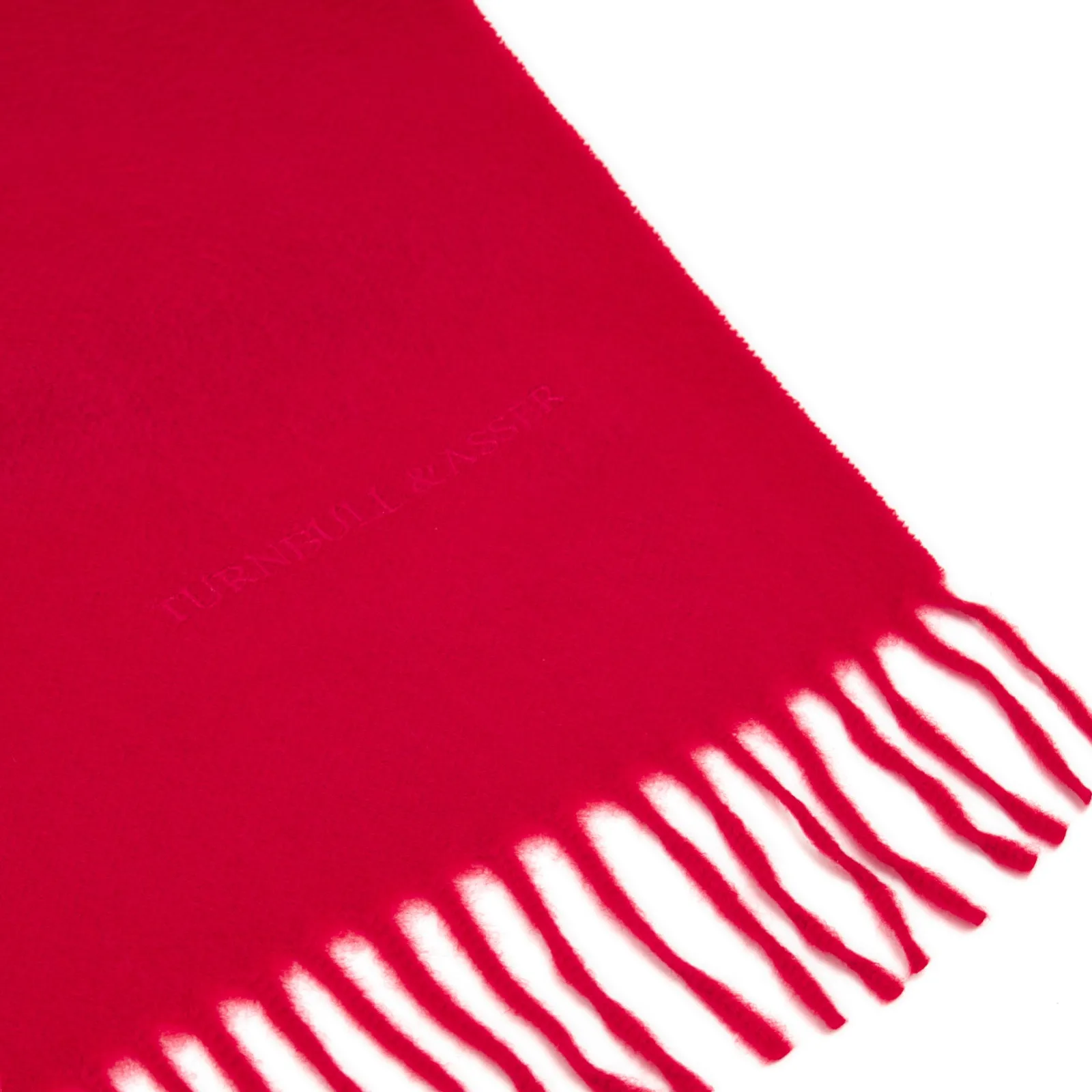 Red Pure Cashmere Scarf sold by Turnbull & Asser product image thumbnail 2