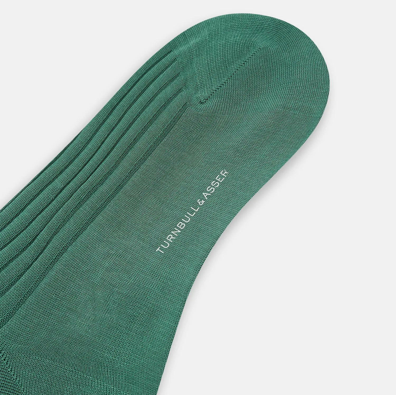 Sage Mid-Length Socks sold by Turnbull & Asser product image thumbnail 4