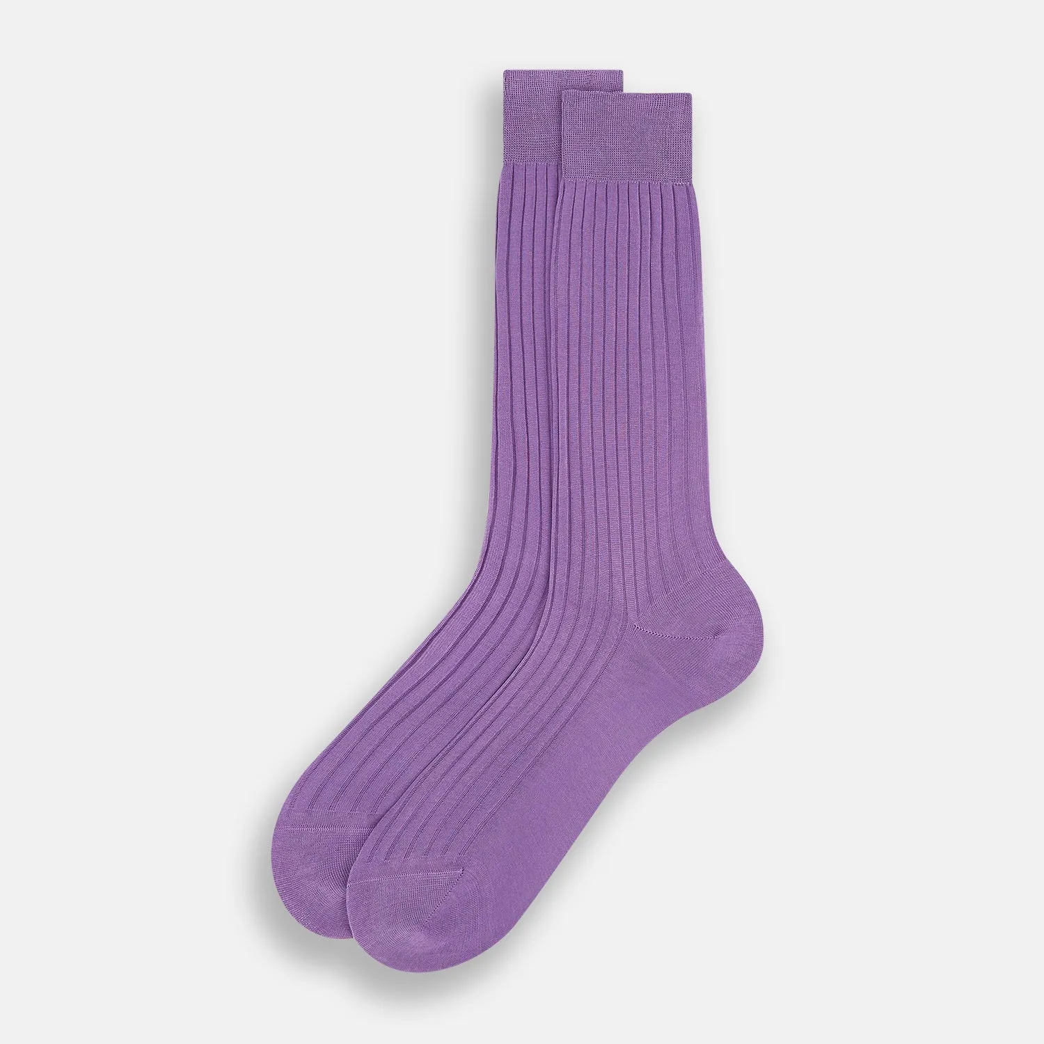 Violet Mid-Length Socks sold by Turnbull & Asser product image thumbnail 2
