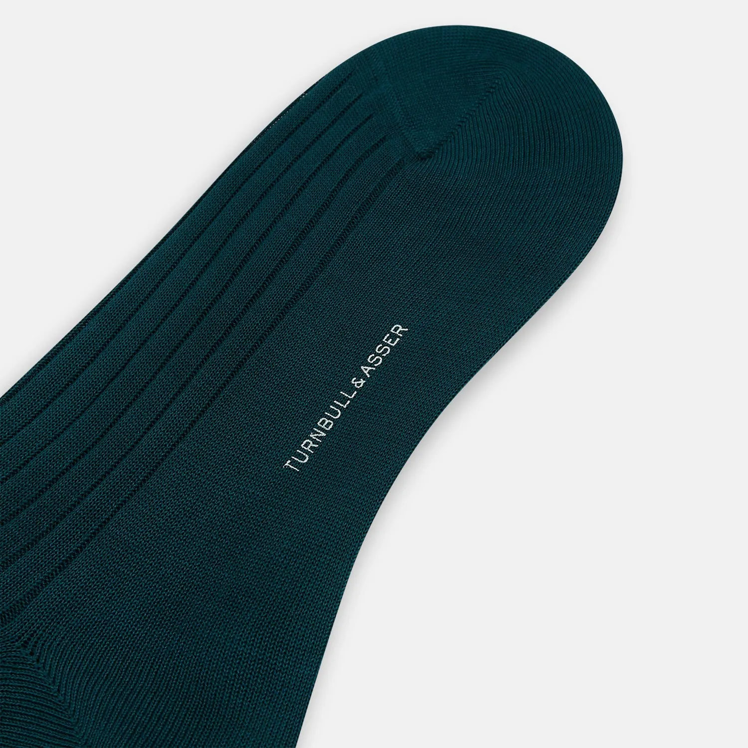 Forest Green Thick Knit Mid-Length Socks sold by Turnbull & Asser product image thumbnail 3