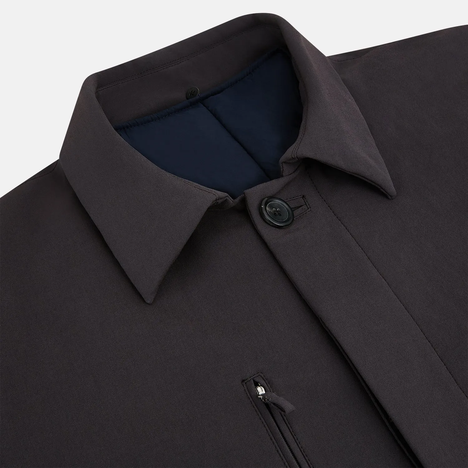 Dark Chocolate John Arthur Trench Coat sold by Turnbull & Asser product image thumbnail 2