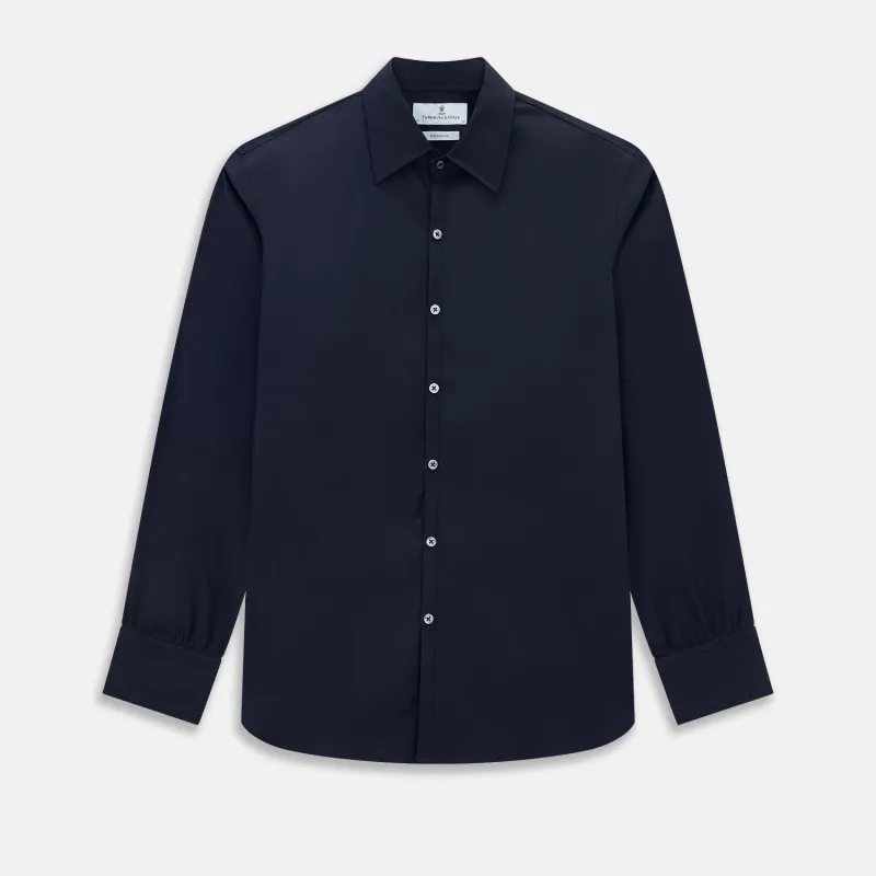 Navy Westminster Shirt sold by Turnbull & Asser