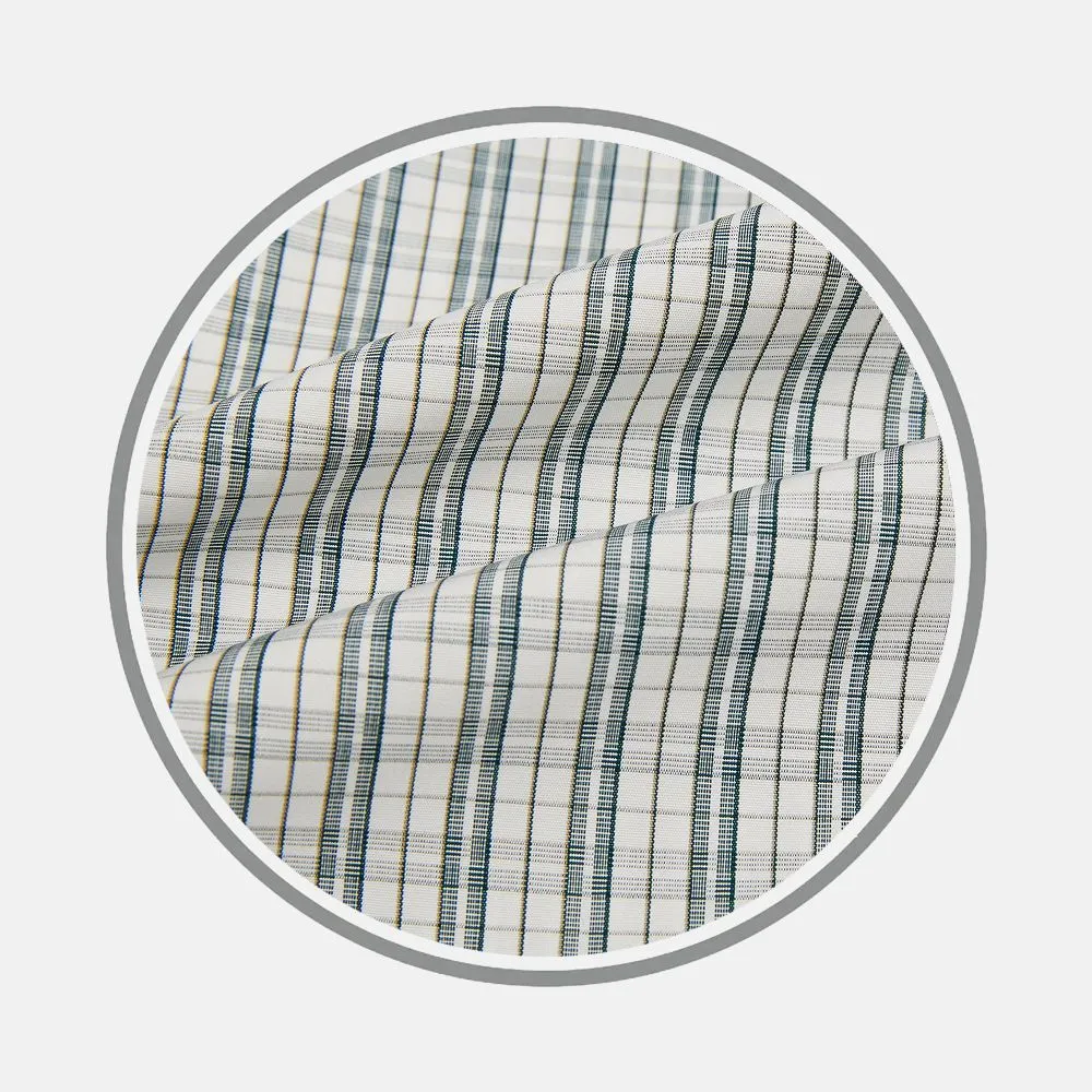 Forest Green Multi Check Fabric sold by Turnbull & Asser