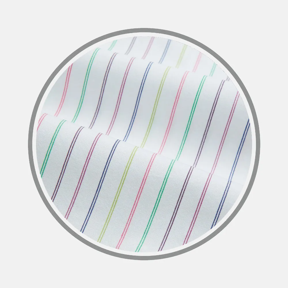 Rainbow Stripe Fabric sold by Turnbull & Asser