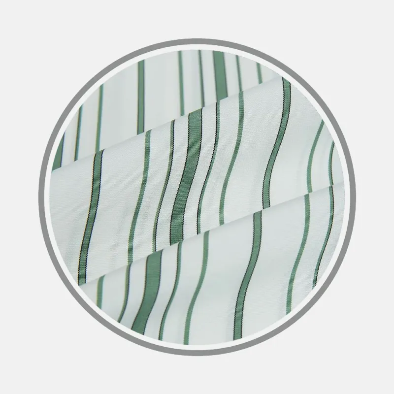 Sage Green Multi Stripe Fabric sold by Turnbull & Asser