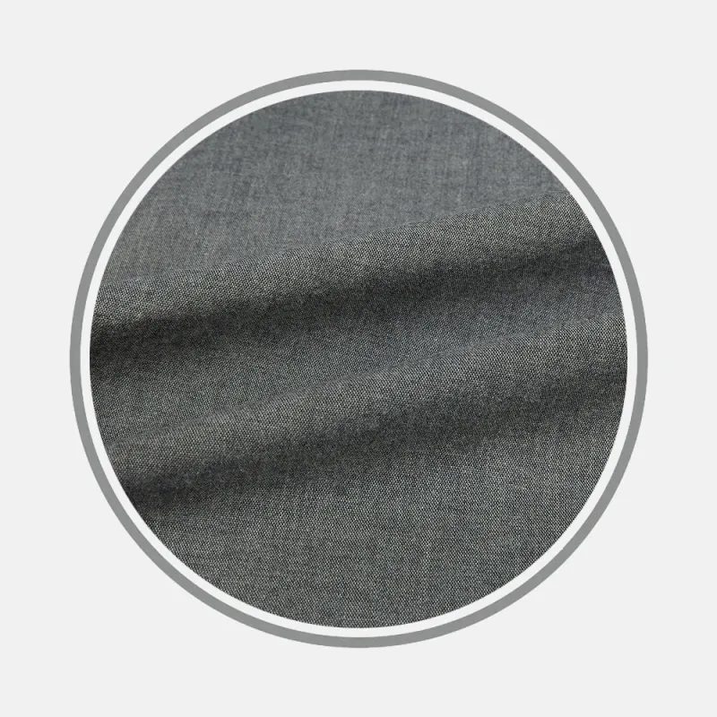 Pale Charcoal Fabric sold by Turnbull & Asser