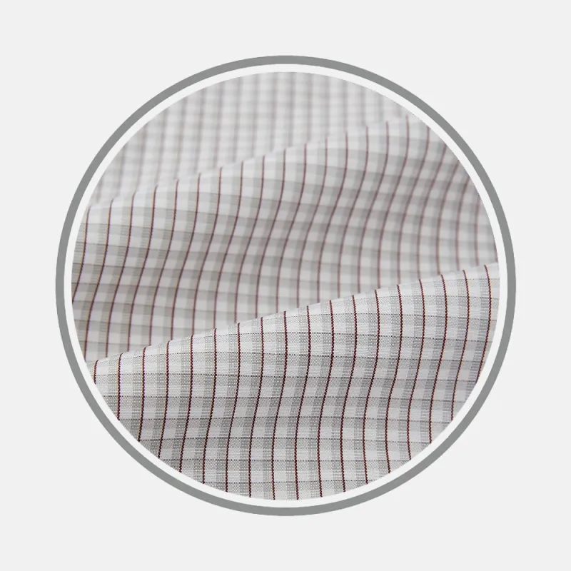 Grey Micro Shadow Fabric sold by Turnbull & Asser