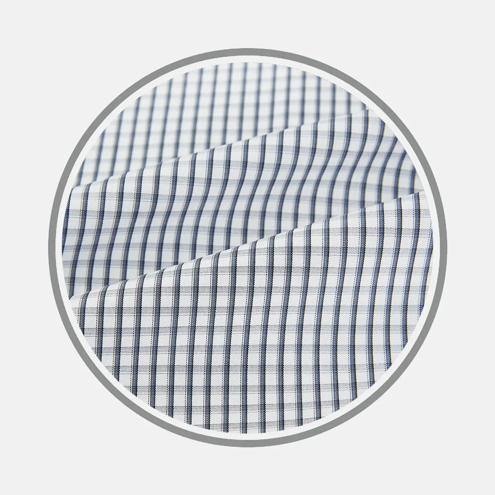 Grey Double Graph Fabric sold by Turnbull & Asser