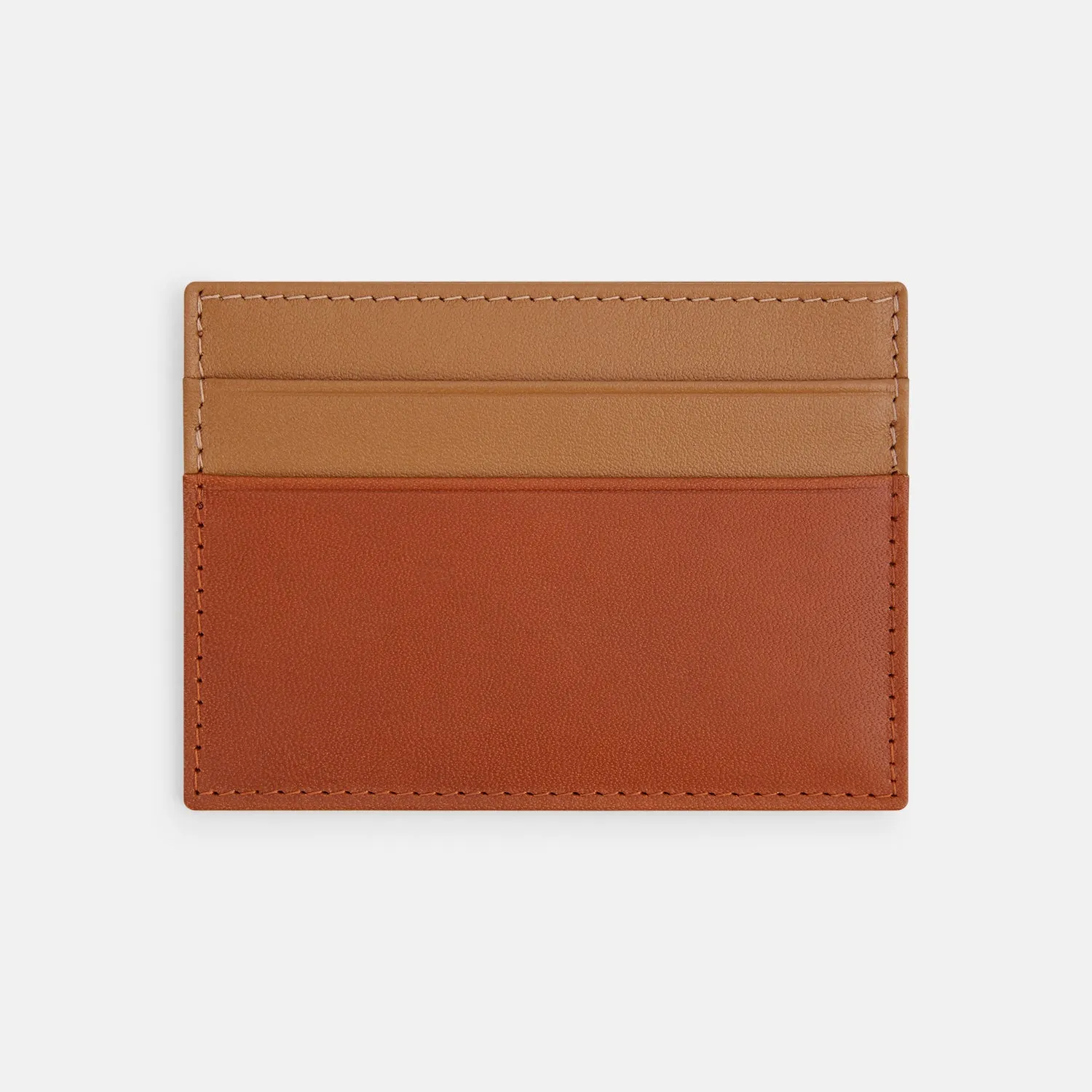 TAN LEATHER CARD CASE sold by Turnbull & Asser