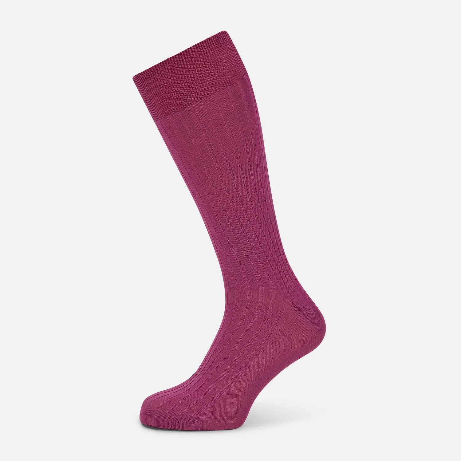 Pink Mid-Length Socks sold by Turnbull & Asser