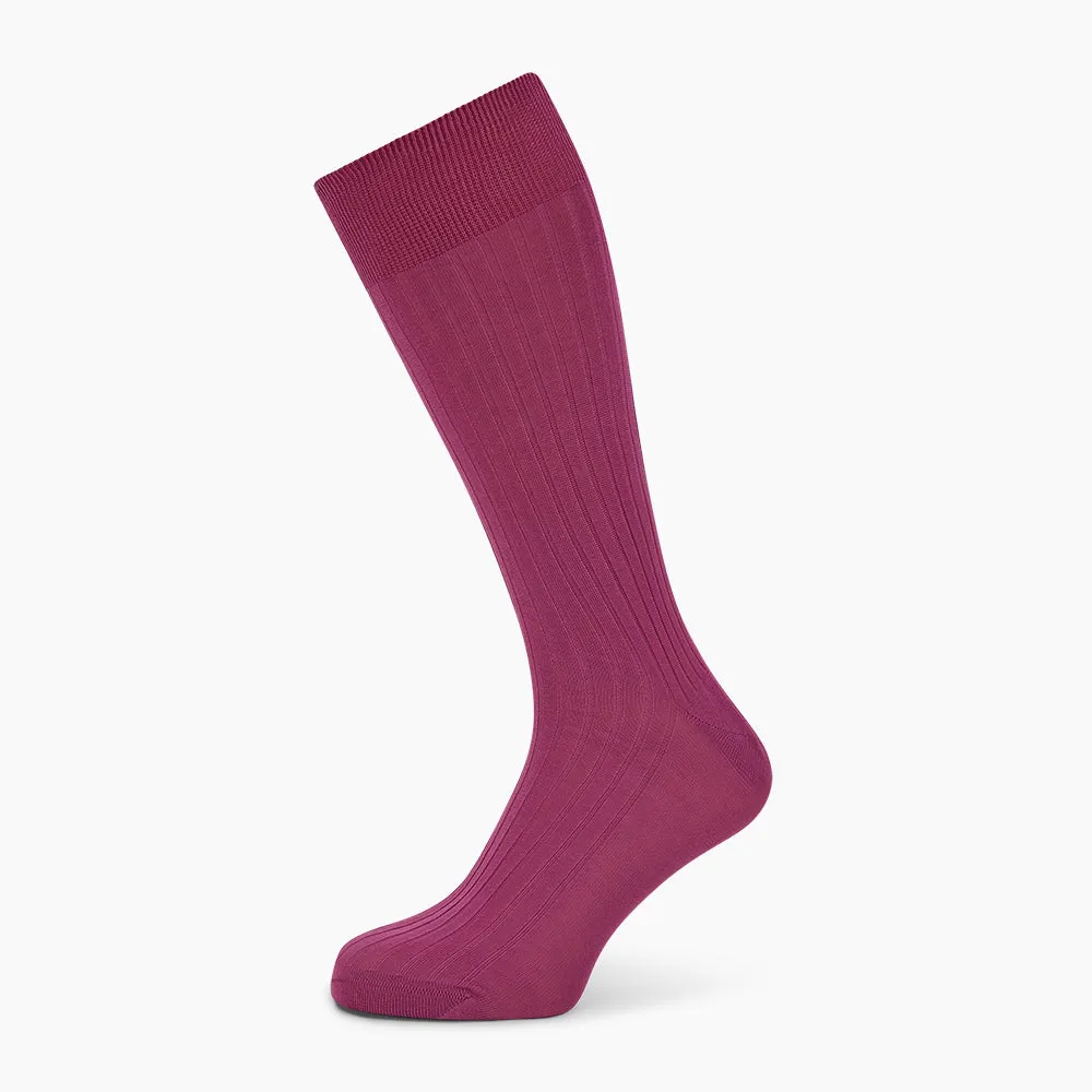 Pink Mid-Length Socks sold by Turnbull & Asser product image thumbnail 5