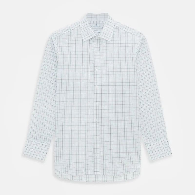 Pink Grid Check Mayfair Shirt sold by Turnbull & Asser