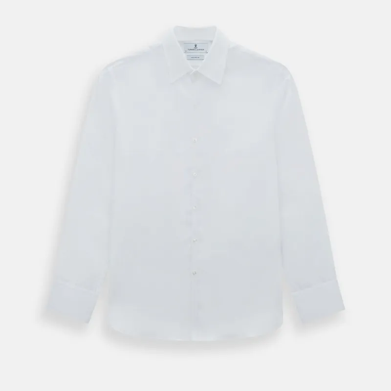 White Linen Westminster Shirt sold by Turnbull & Asser