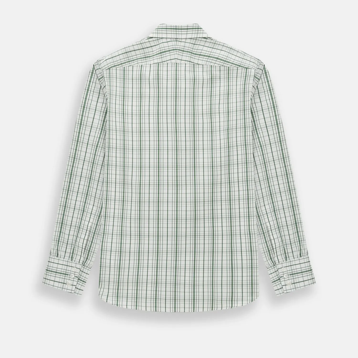 Sage Green Plaid Check Westminster Shirt sold by Turnbull & Asser product image thumbnail 3