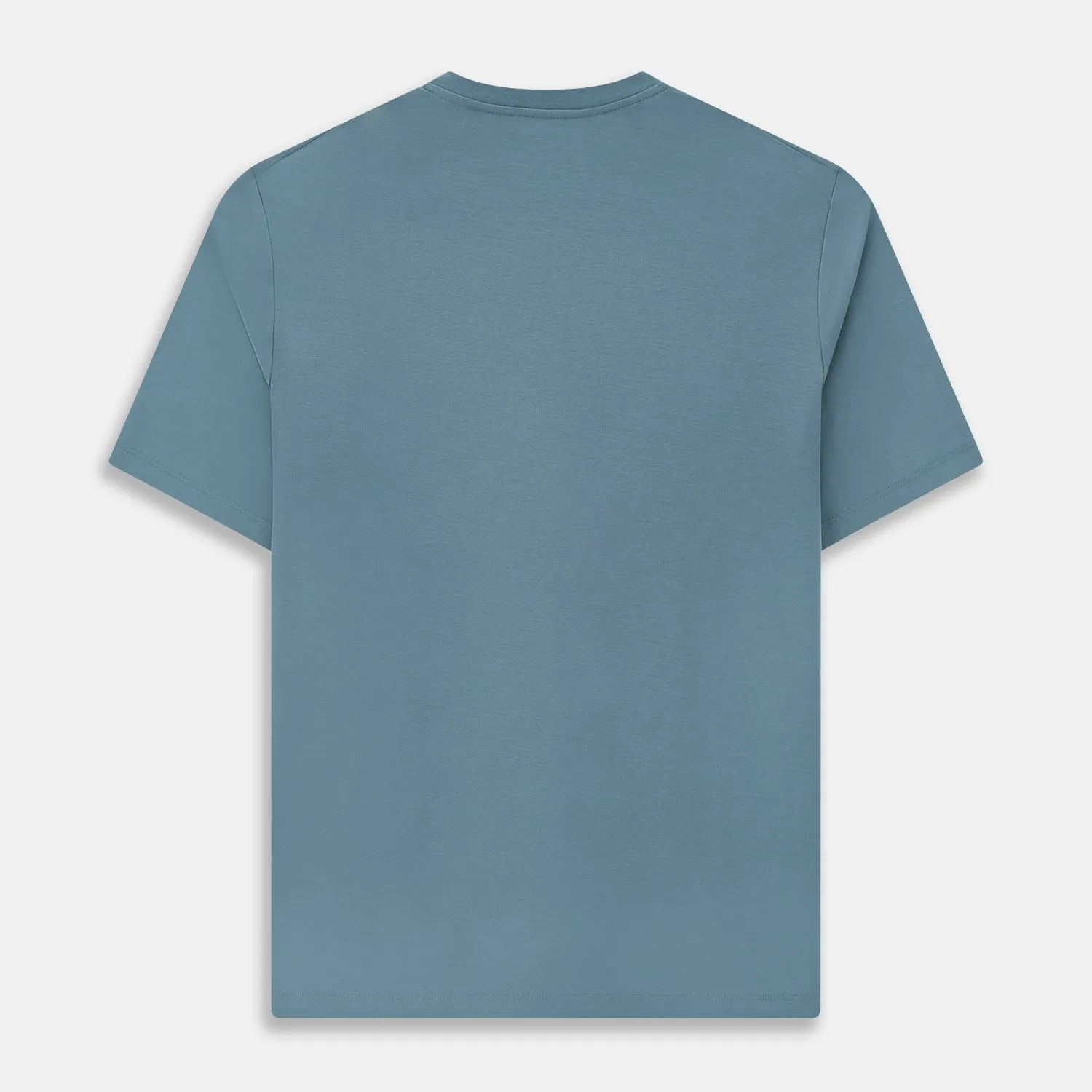Pale Blue Short-Sleeve T-shirt sold by Turnbull & Asser product image thumbnail 3