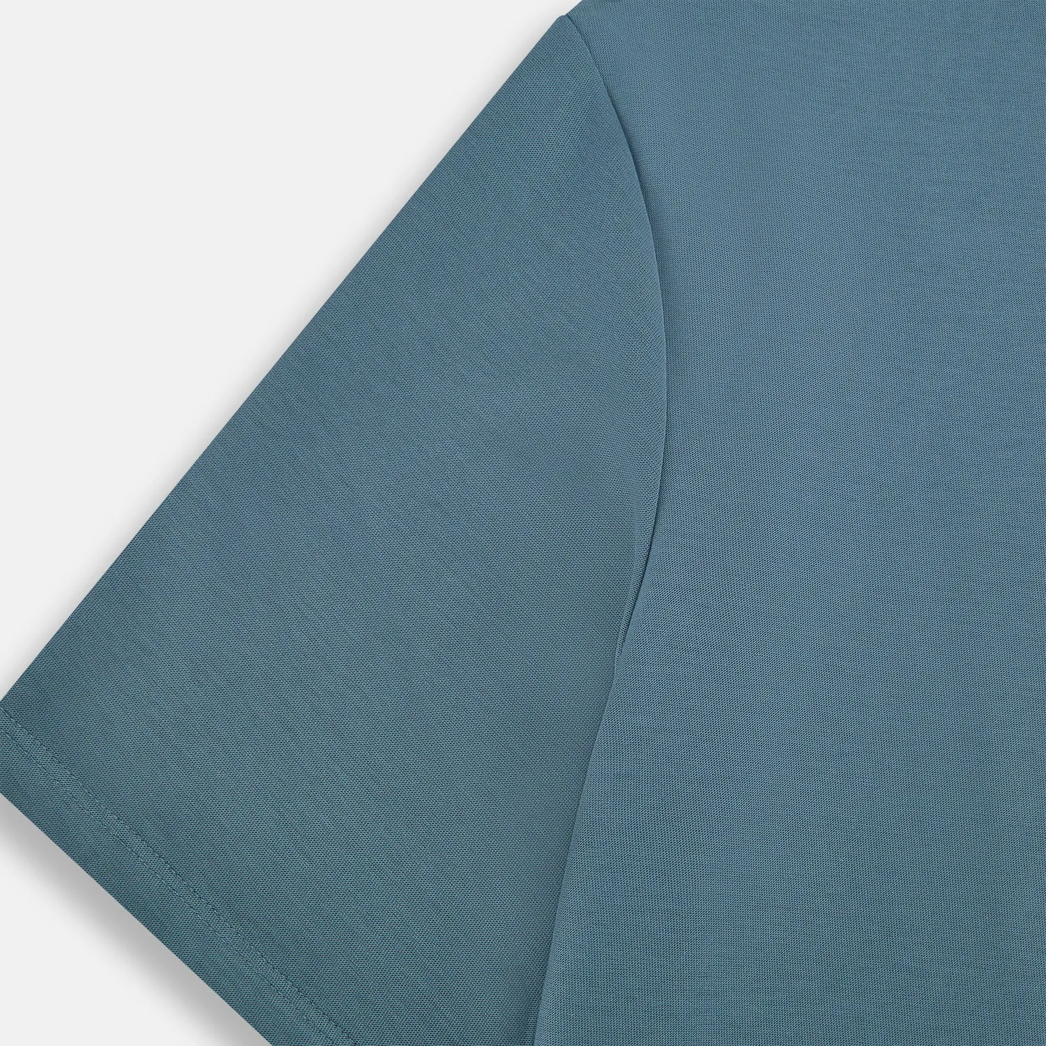 Pale Blue Short-Sleeve T-shirt sold by Turnbull & Asser product image thumbnail 4