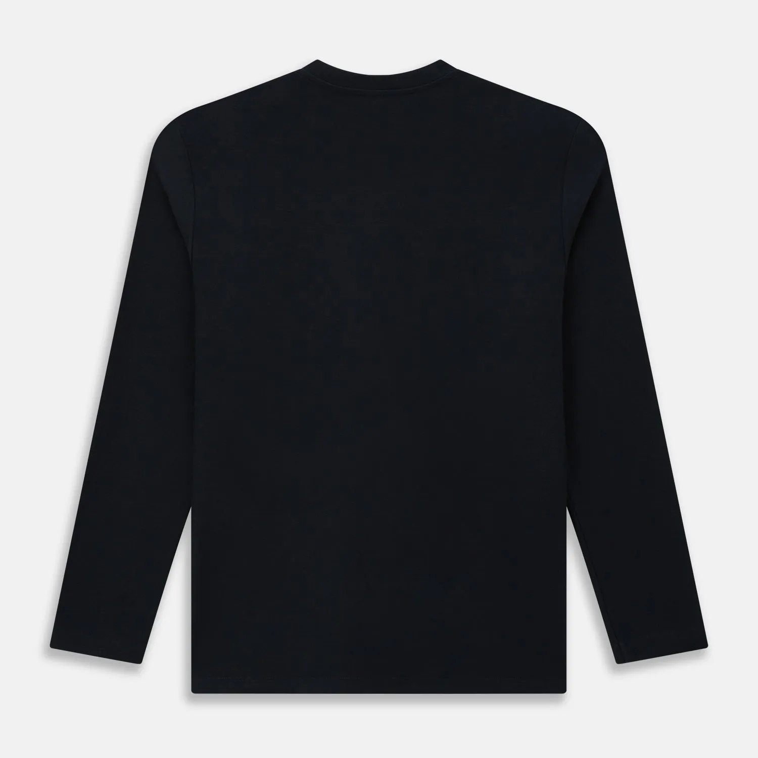 Navy Long-Sleeve T-shirt sold by Turnbull & Asser product image thumbnail 3