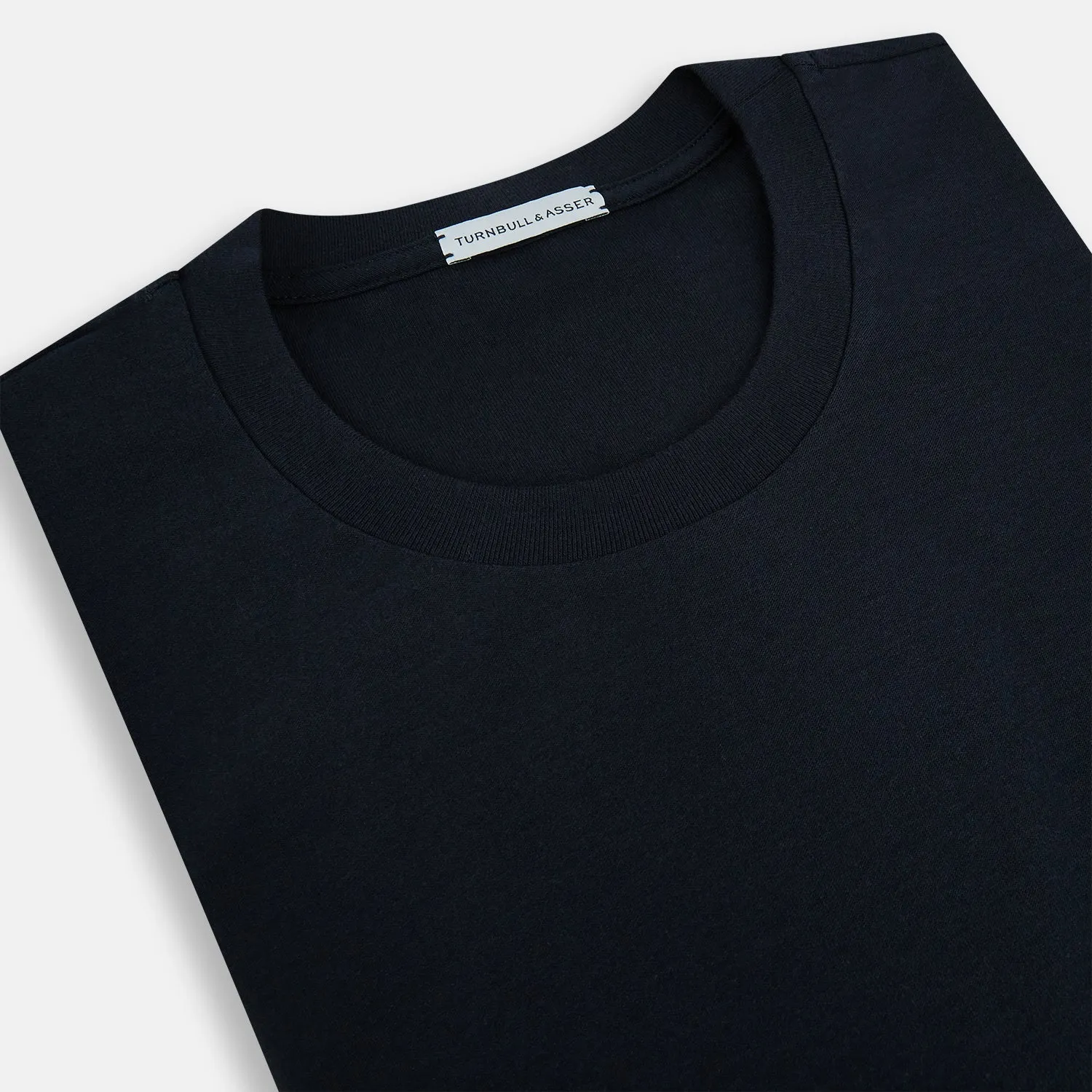 Navy Long-Sleeve T-shirt sold by Turnbull & Asser product image thumbnail 2