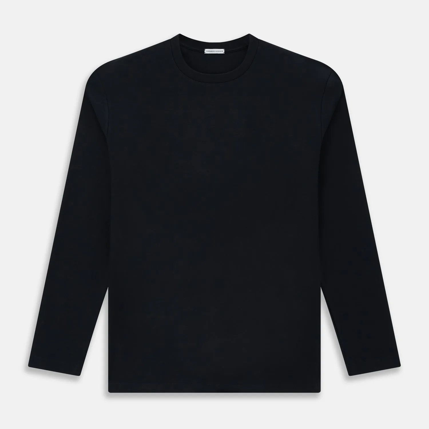 Navy Long-Sleeve T-shirt sold by Turnbull & Asser