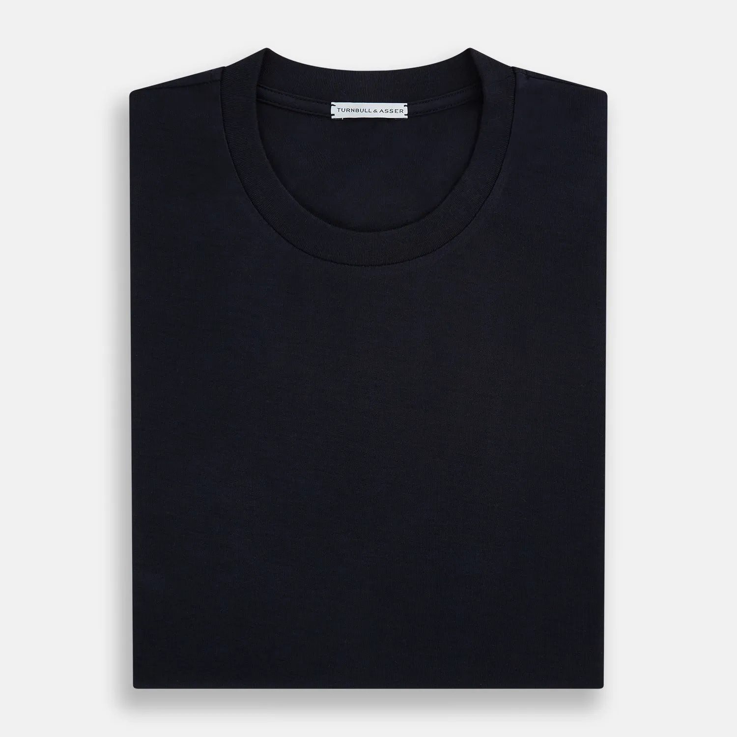 Navy Short-Sleeve T-shirt sold by Turnbull & Asser product image thumbnail 5