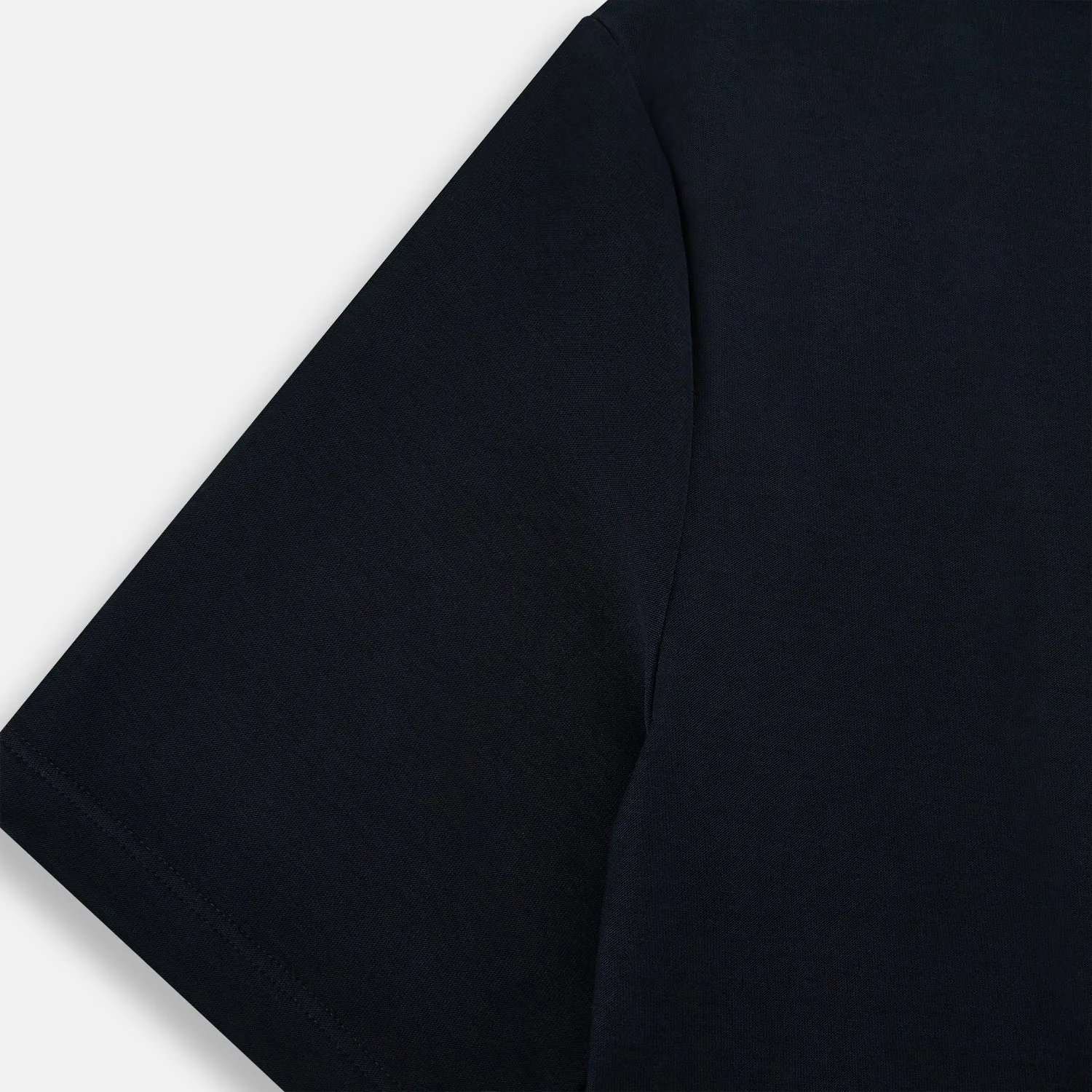 Navy Short-Sleeve T-shirt sold by Turnbull & Asser product image thumbnail 4
