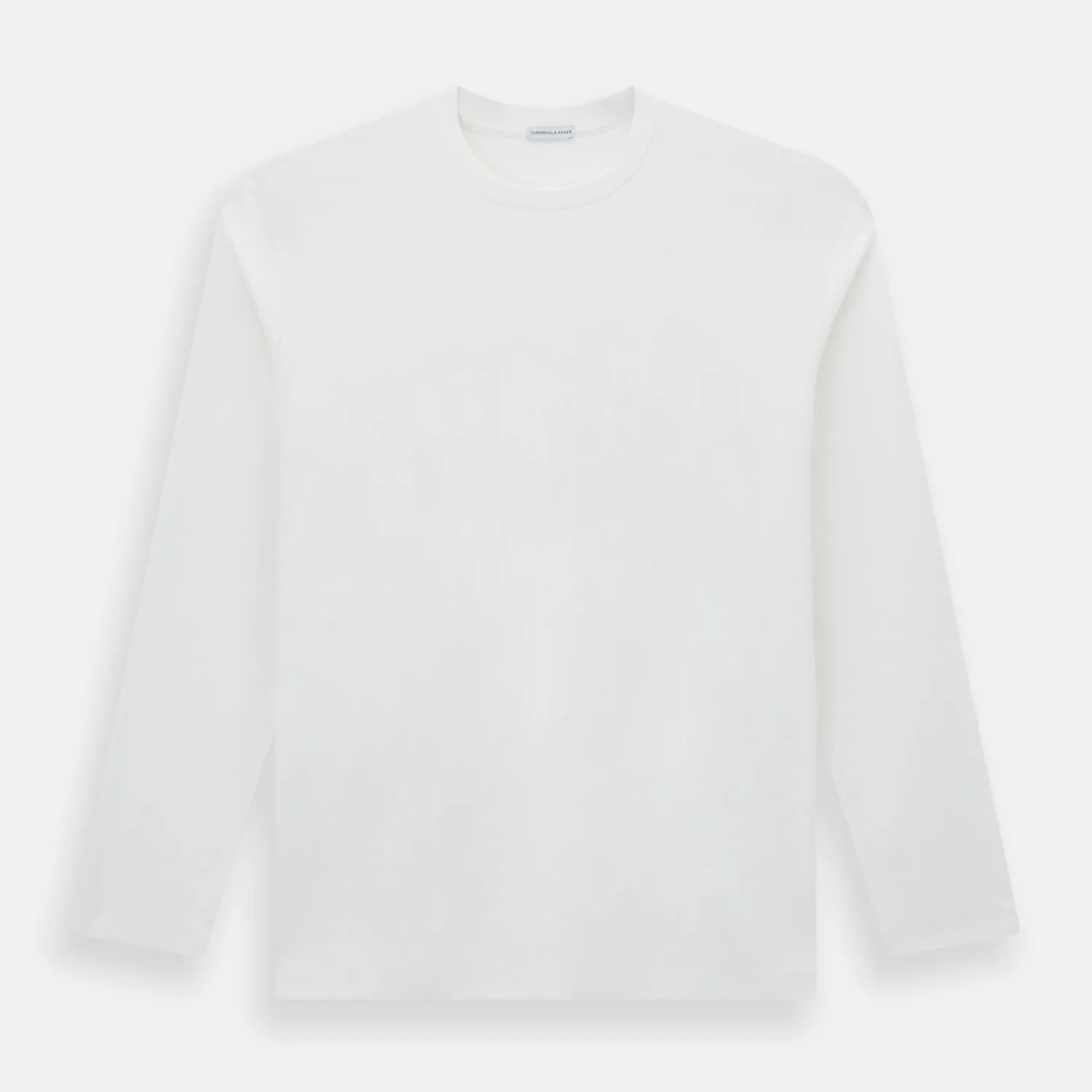 White Long-Sleeve T-shirt sold by Turnbull & Asser