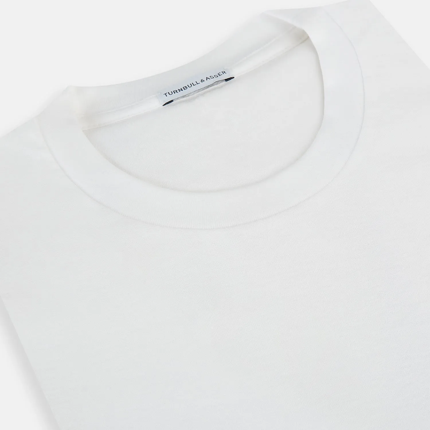 White Long-Sleeve T-shirt sold by Turnbull & Asser product image thumbnail 2