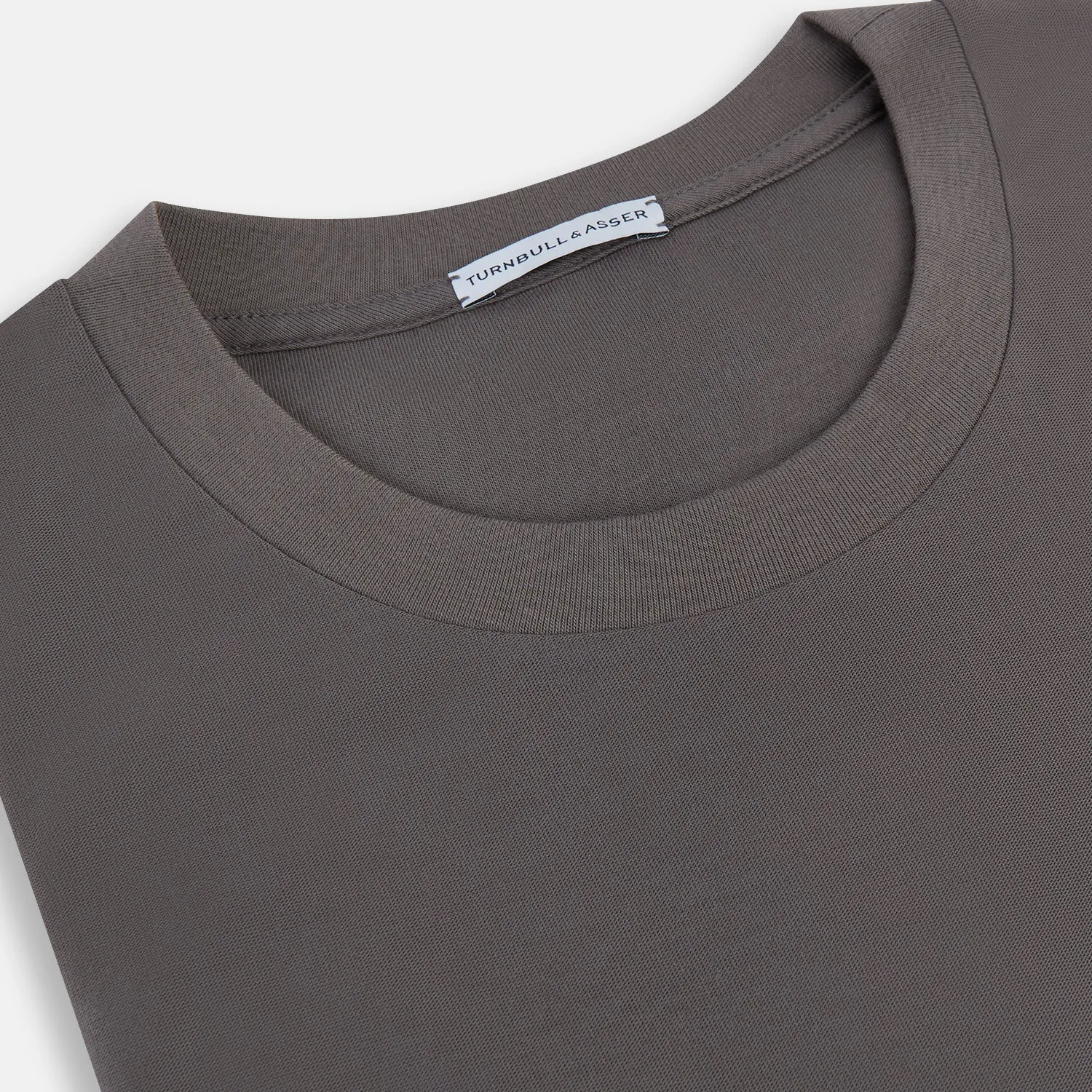 Shadow Grey Short-Sleeve T-shirt sold by Turnbull & Asser product image thumbnail 2