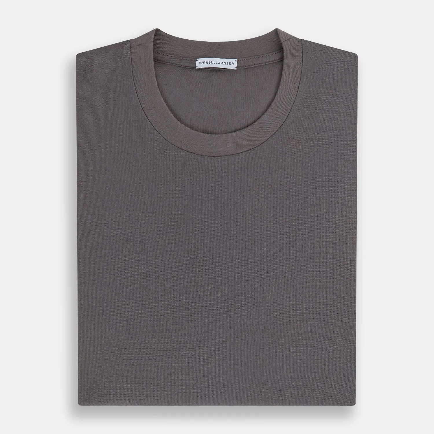 Shadow Grey Short-Sleeve T-shirt sold by Turnbull & Asser product image thumbnail 5