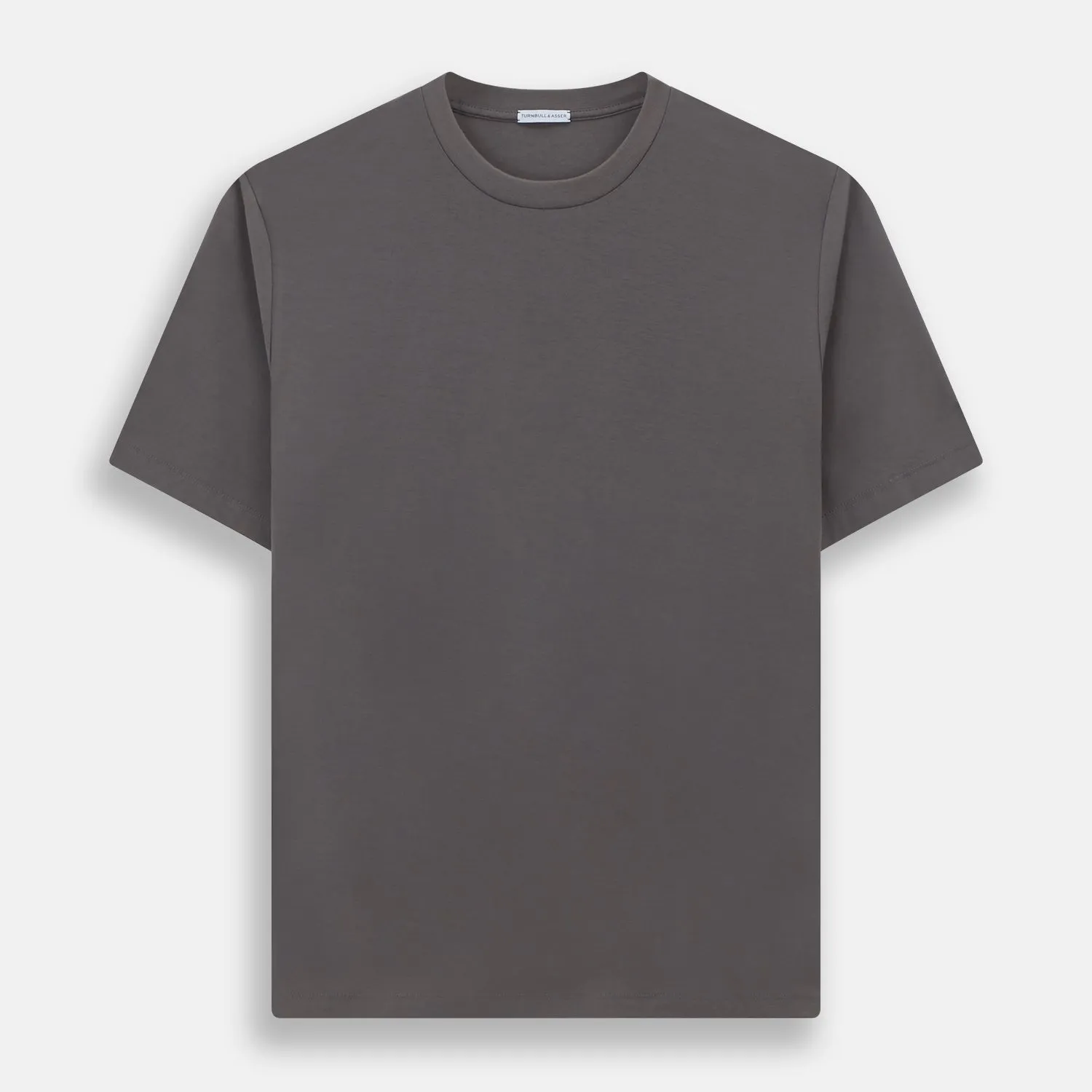 Shadow Grey Short-Sleeve T-shirt sold by Turnbull & Asser