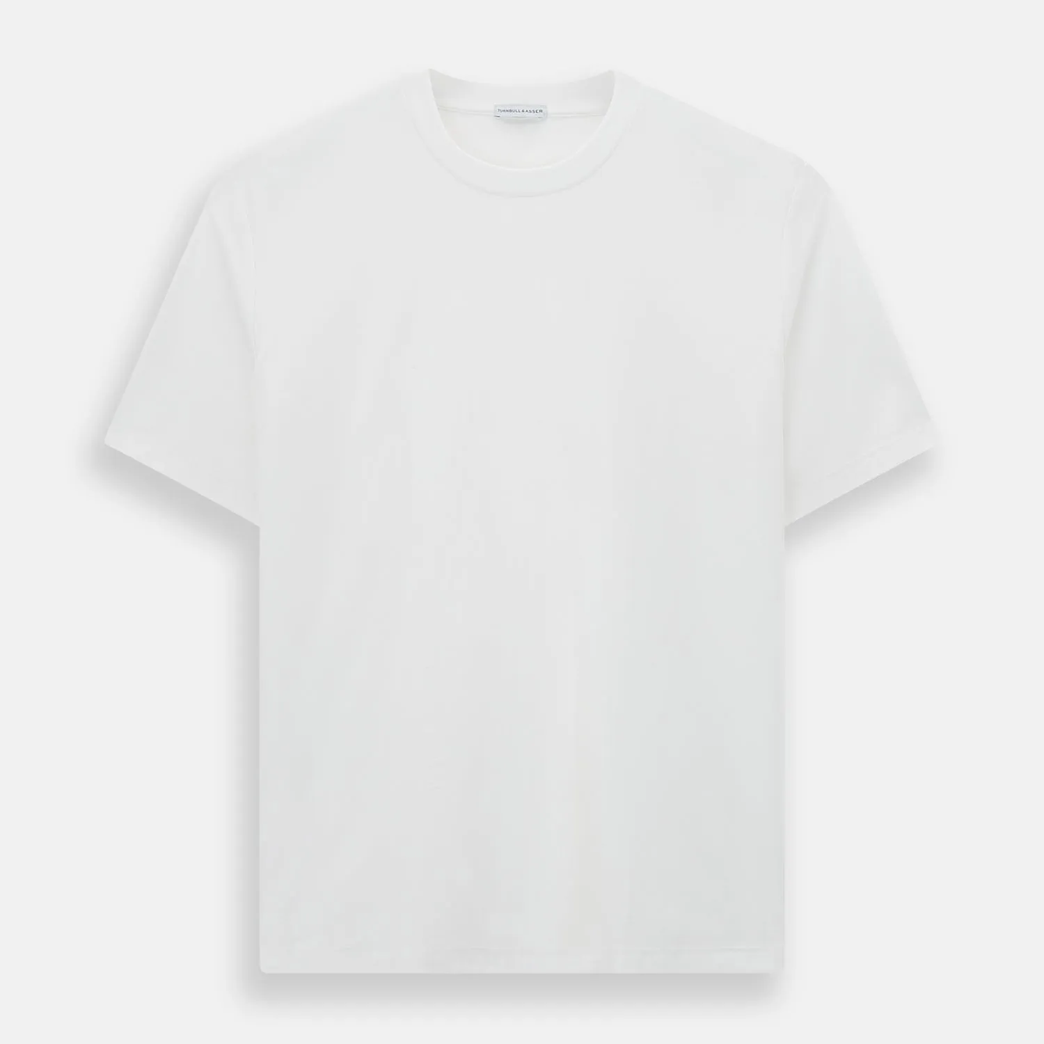 White Short-sleeve Pyjama T-Shirt sold by Turnbull & Asser