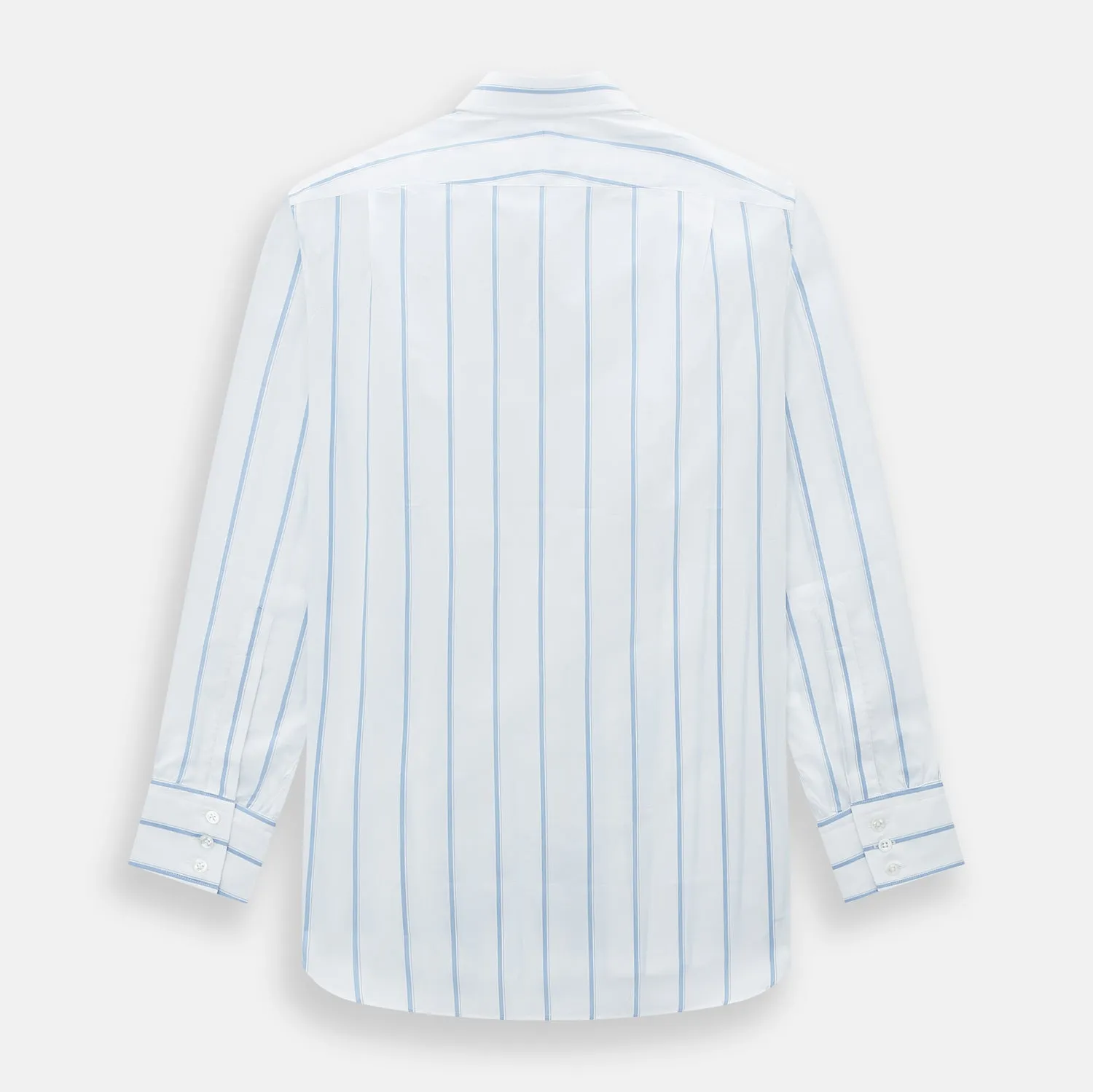 Colony Blue Track Stripe Mayfair Shirt sold by Turnbull & Asser product image thumbnail 3