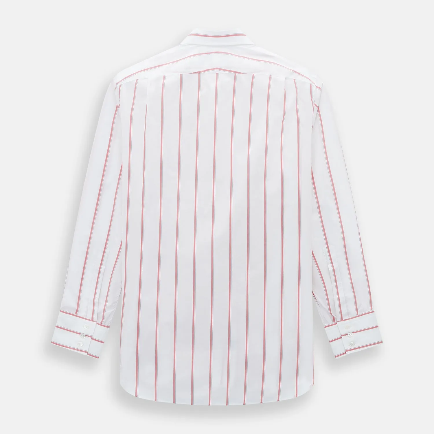 Coral Track Stripe Mayfair Shirt sold by Turnbull & Asser product image thumbnail 3