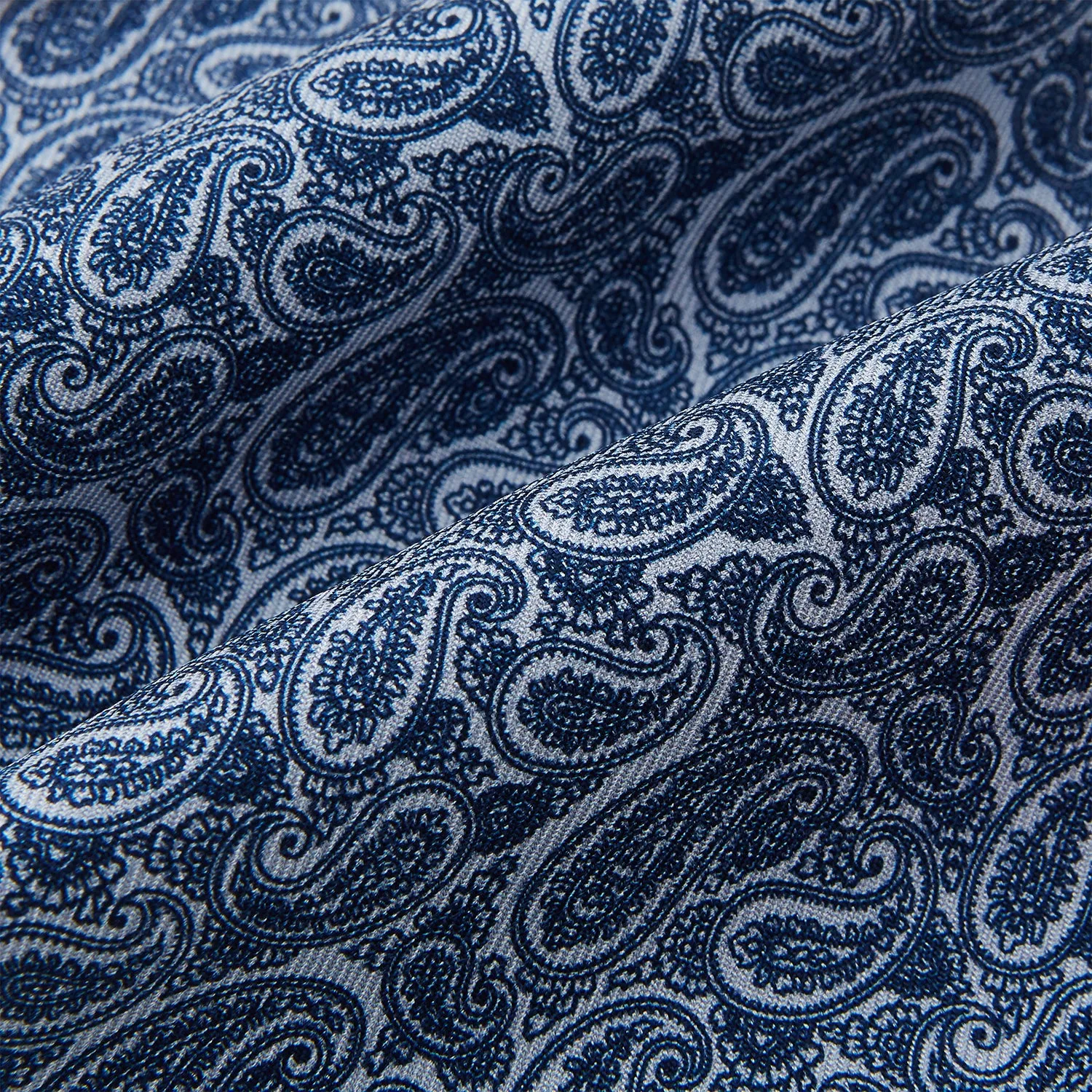 Pale Blue Paisley Silk Cravat sold by Turnbull & Asser product image thumbnail 4