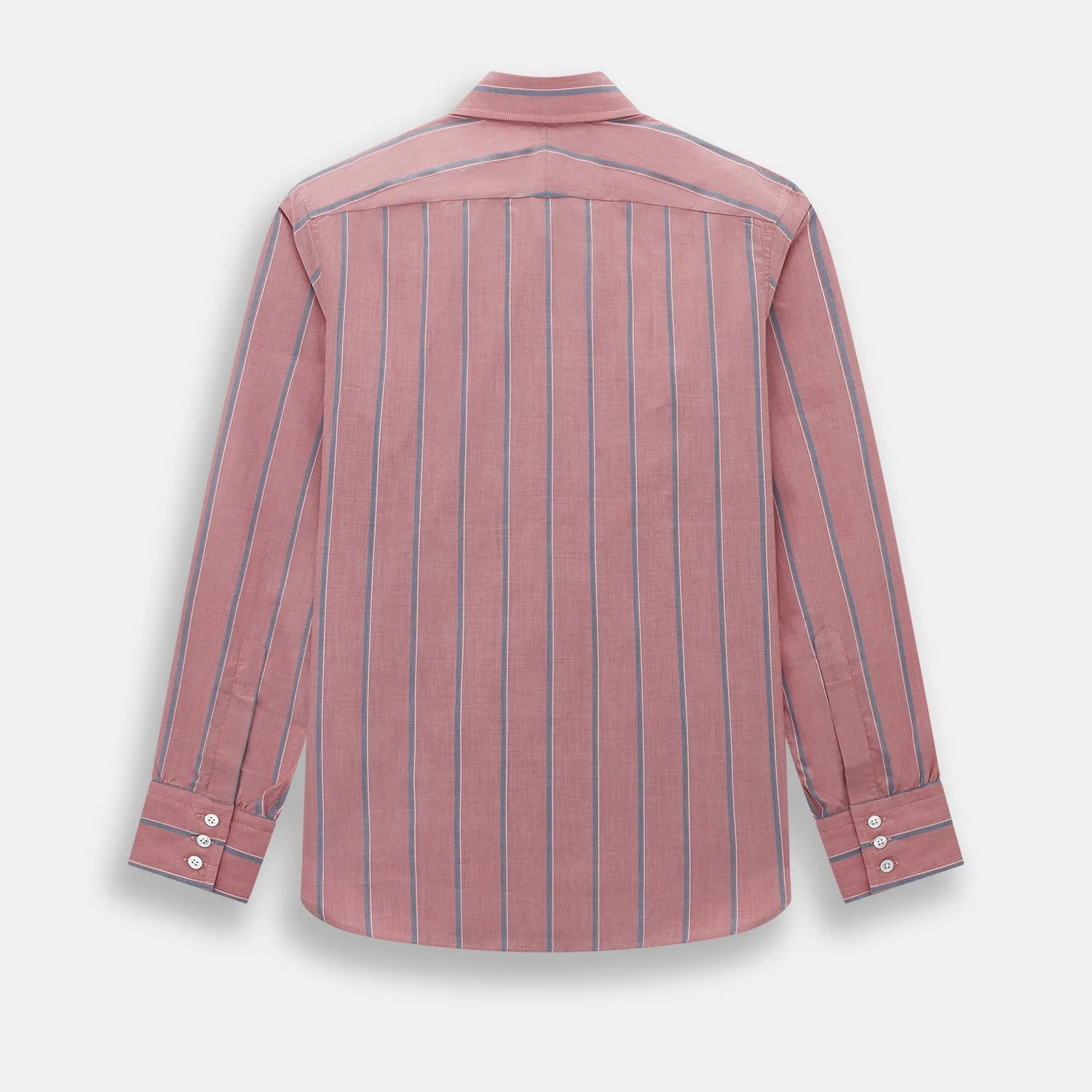 Red Track Stripe Westminster Shirt sold by Turnbull & Asser product image thumbnail 3