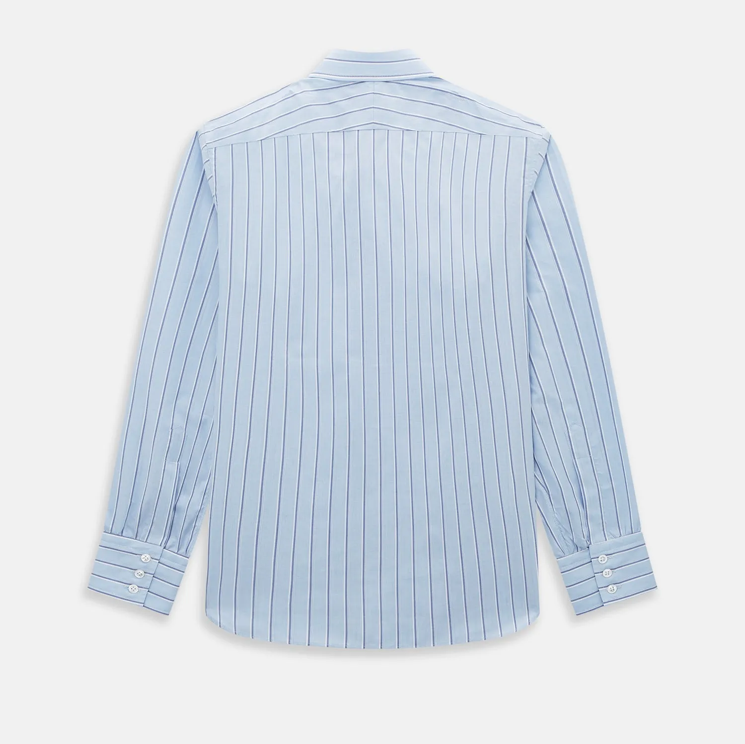 Blue and Navy Multi-Stripe Westminster Shirt sold by Turnbull & Asser product image thumbnail 3