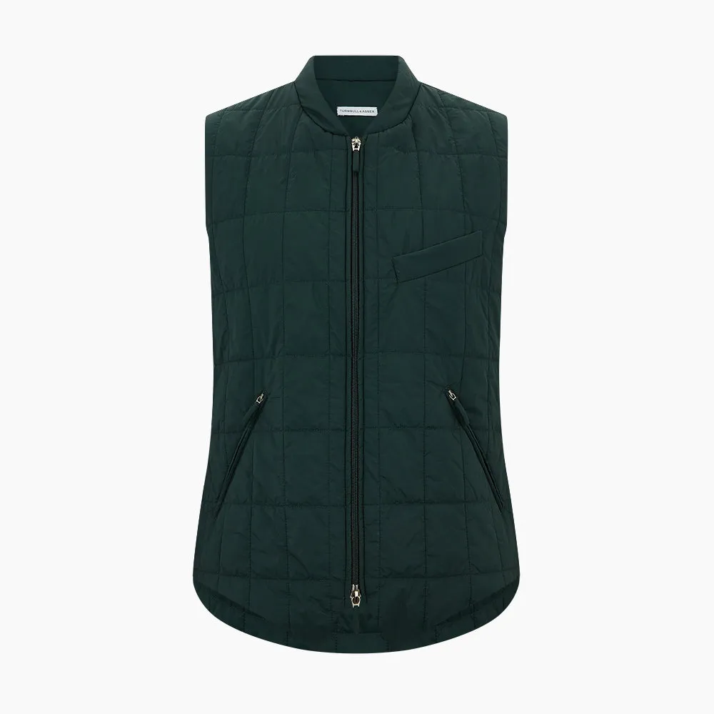 Forest Green Quilted Gilet sold by Turnbull & Asser product image thumbnail 5