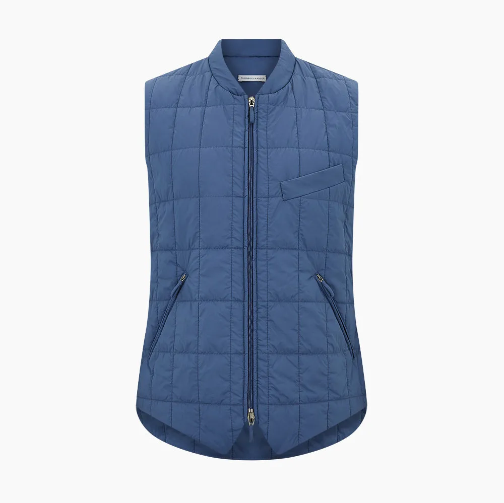 Azzurro Quilted Gilet sold by Turnbull & Asser product image thumbnail 5