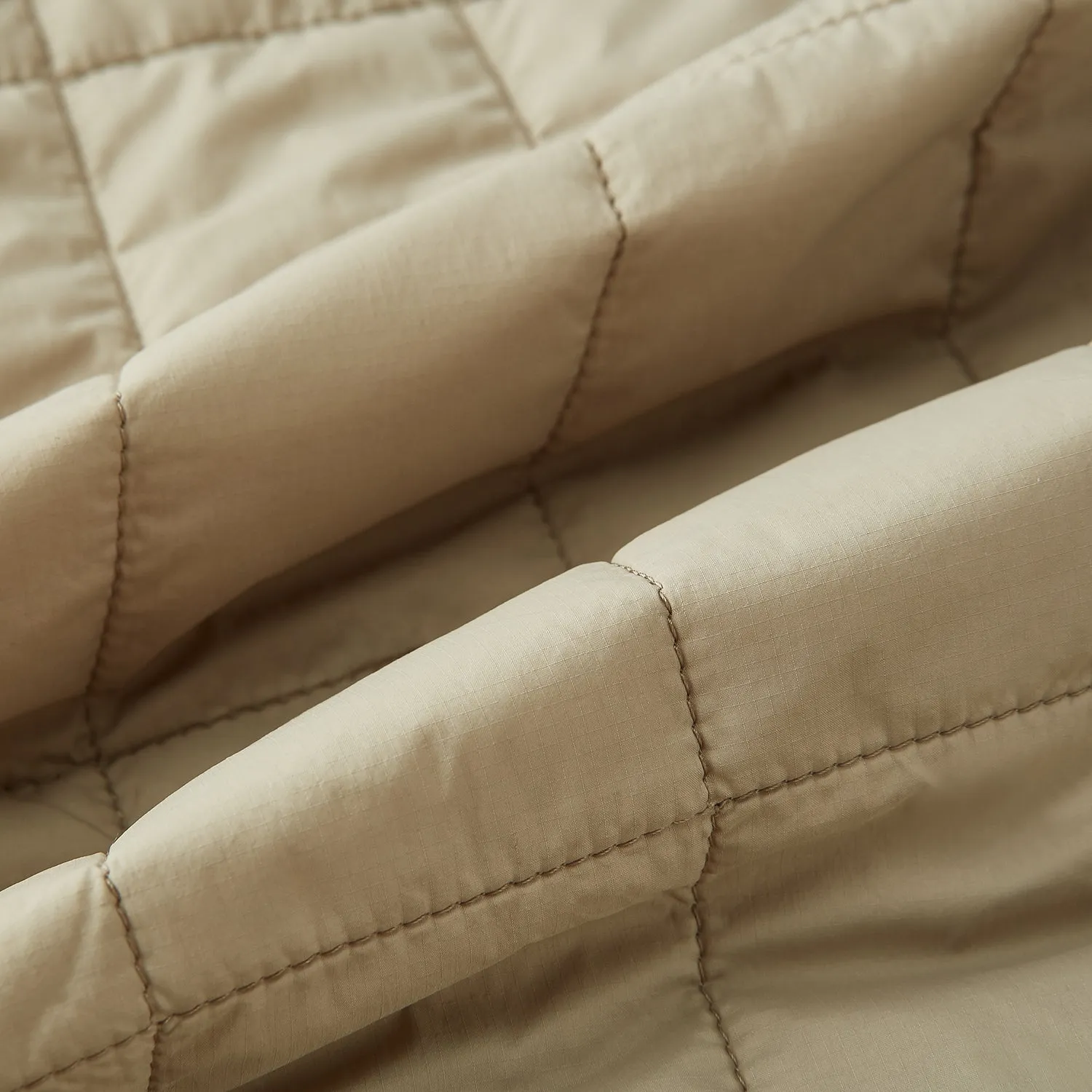 Sand Quilted Gilet sold by Turnbull & Asser product image thumbnail 4