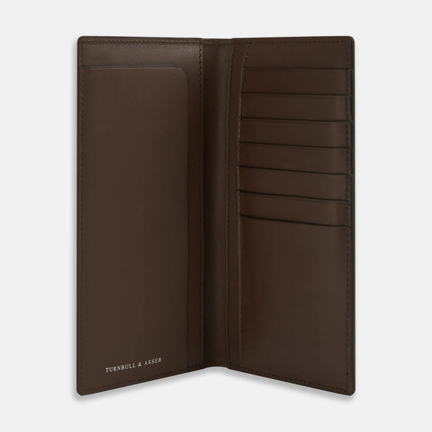 Dark Chocolate B Cut Continental Wallet sold by Turnbull & Asser product image thumbnail 2