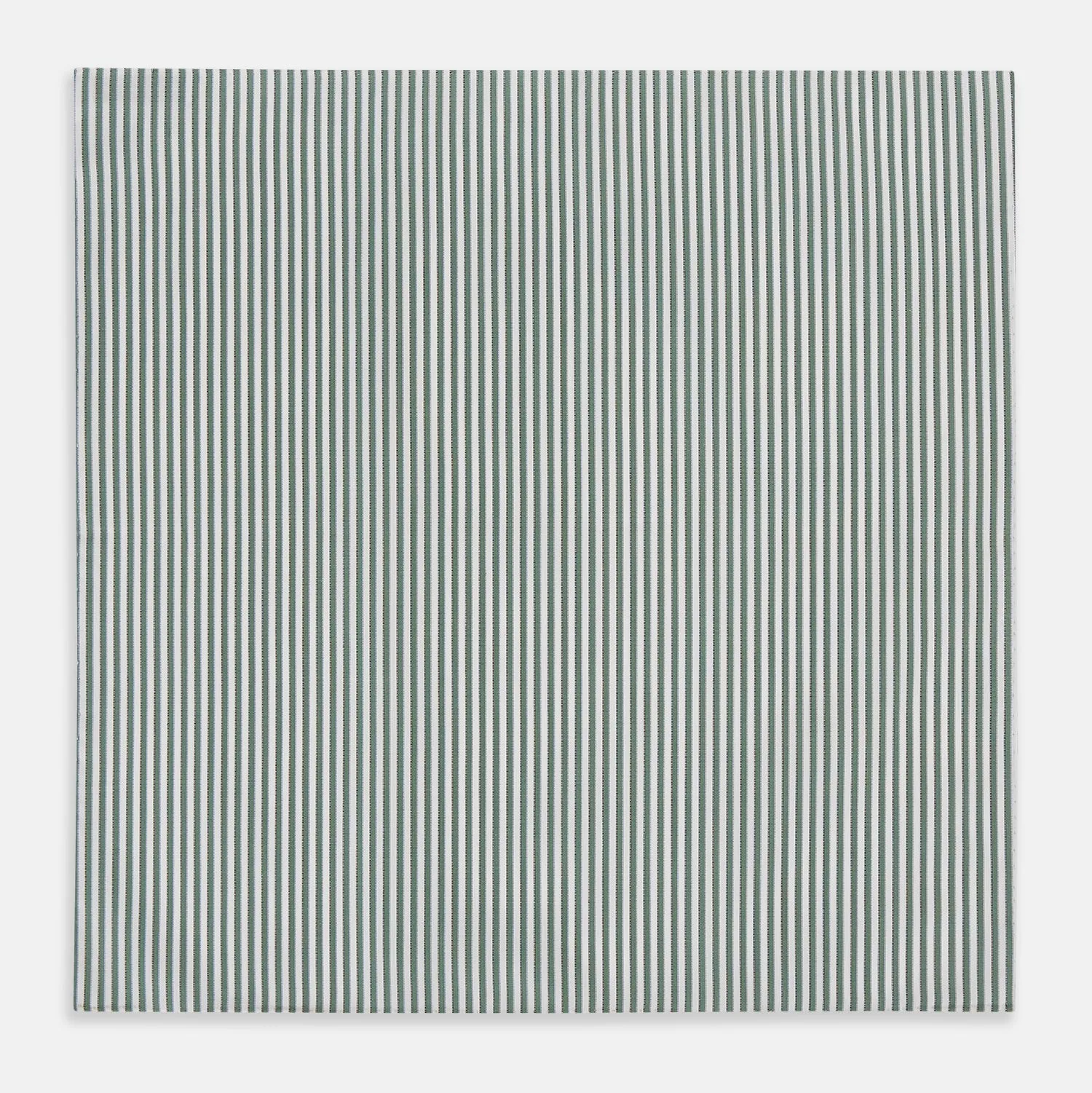 Melon Green Halo Stripe Hand-Rolled Handkerchief sold by Turnbull & Asser product image thumbnail 3