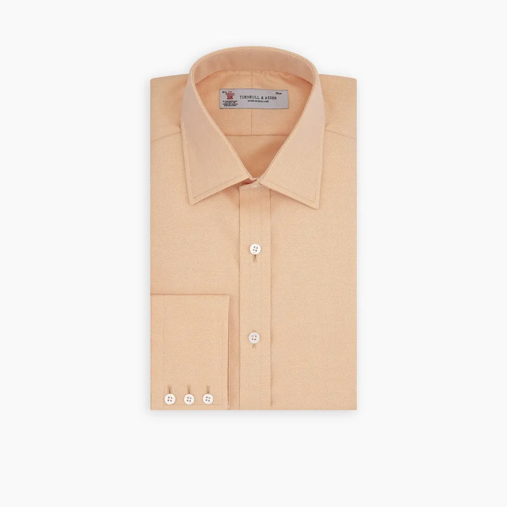 Orange Oxford Classic Fit Shirt with T & A Collar sold by Turnbull & Asser product image thumbnail 3